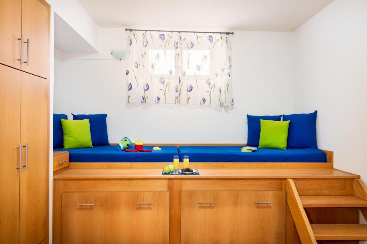 Beachfront Villa Turquoise With Private Pool, Bbq And Ping Pong Table خانيا المظهر الخارجي الصورة